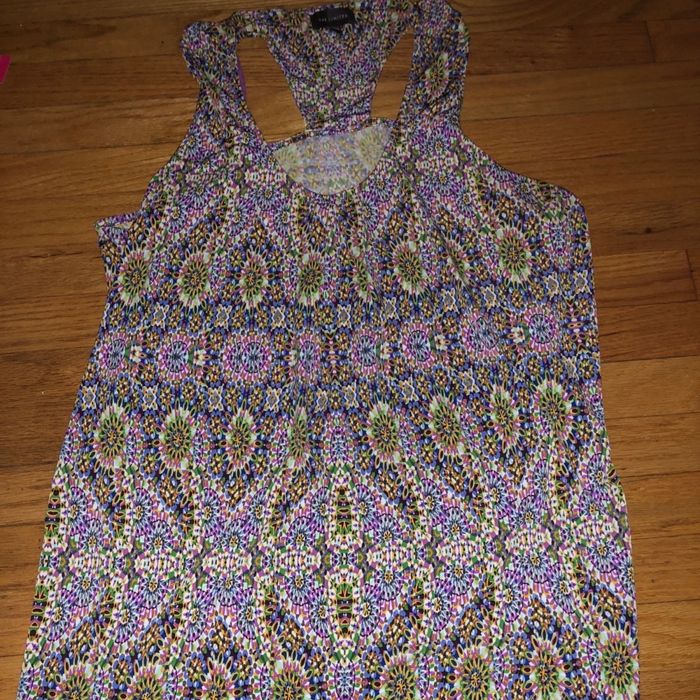 The Limited racer back stretchy/flowy tank